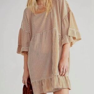 Free people striped oversized dress el mar